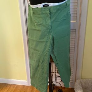 Talbots sage green capris. Has some stretch to them. Size 22